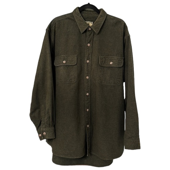 FIELD & STREAM Heavy Cotton Flannel Shirt Casual Button Down Work Wear, XXL - Picture 1 of 13